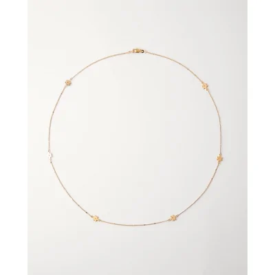 Collar Metal Flores 80cm DO 2