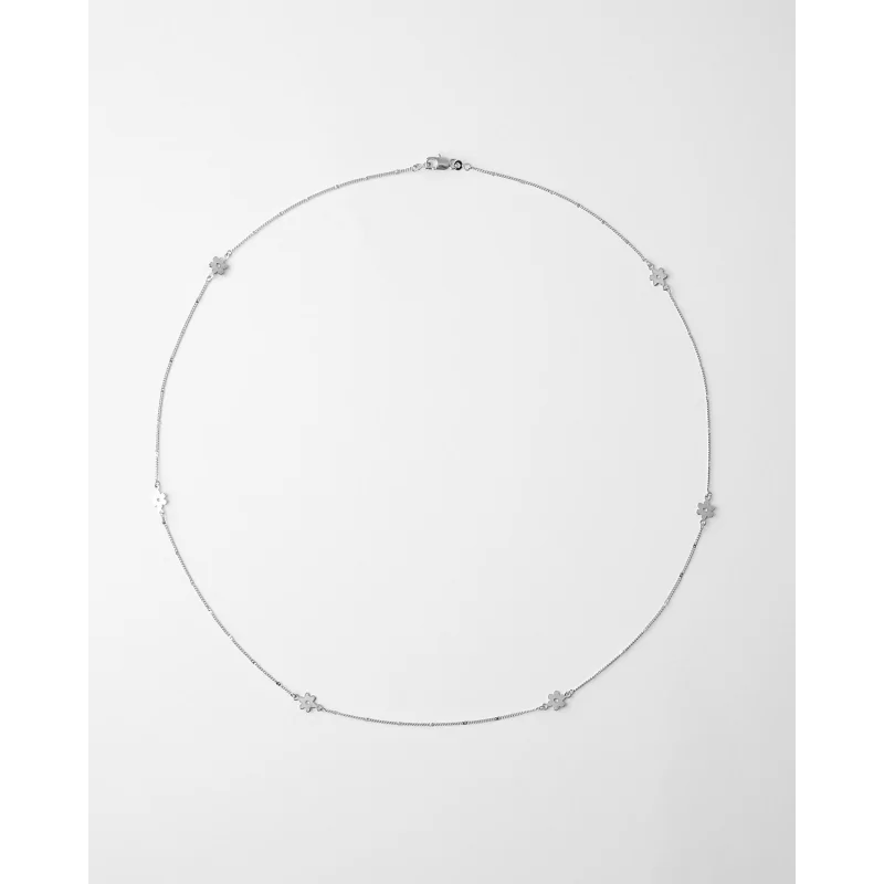 Collar Metal Flores 80cm RH