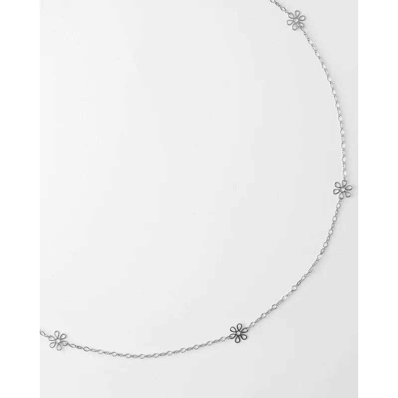 Collar Metal Flores 80cm RH