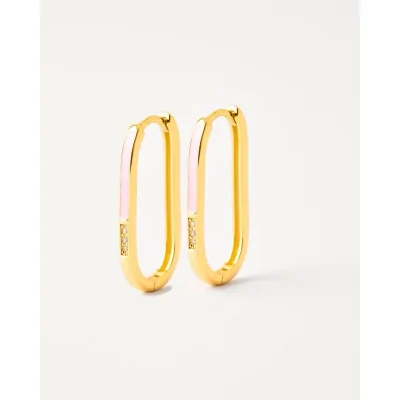 PENDIENTE ARO OVALADO 25MM...