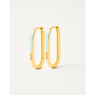 PENDIENTE ARO OVALADO 25MM...