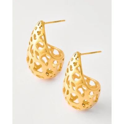 PENDIENTE LAGRIMA PERFORADO...