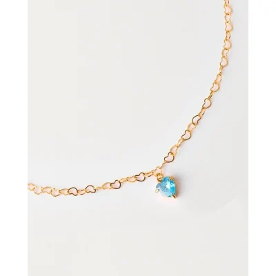 COLLAR CADENA CORAZON 44CM...