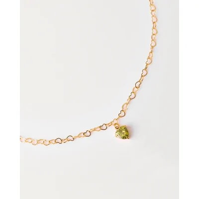 COLLAR CADENA CORAZON 44CM...