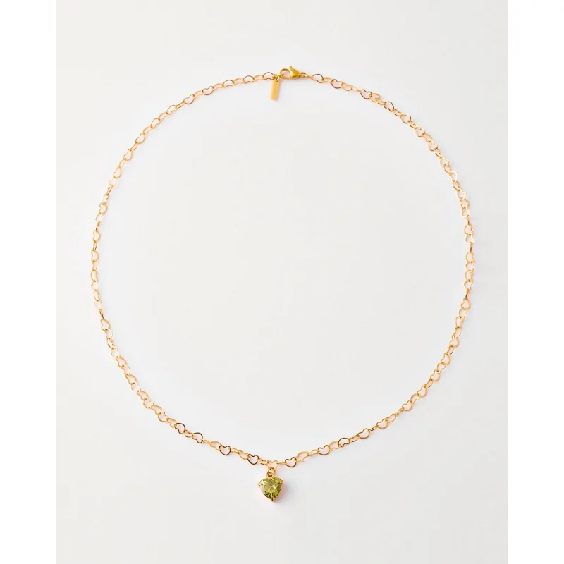 COLLAR CADENA CORAZON 44CM CIROCNITA...