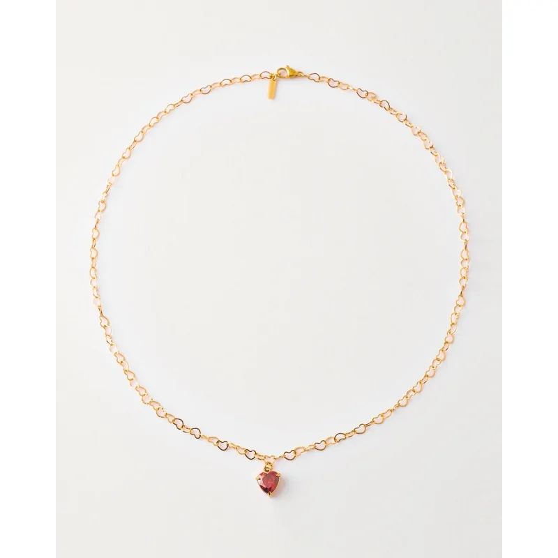 COLLAR CADENA CORAZON 44CM CIROCNITA...