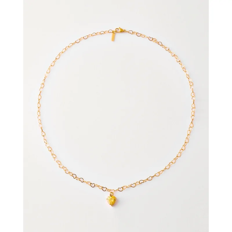 COLLAR CADENA CORAZON 44CM CIROCNITA...