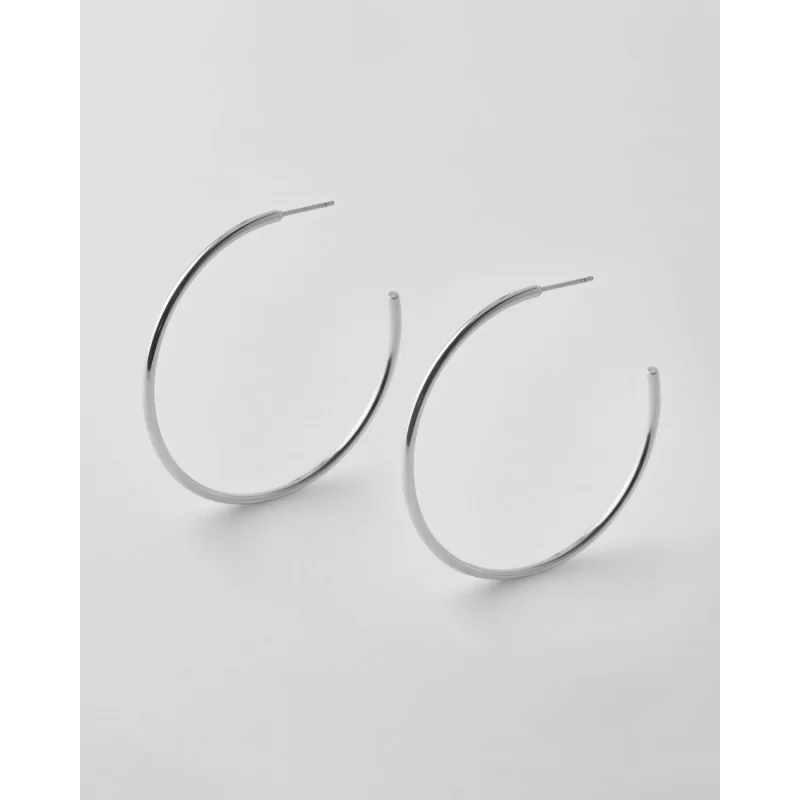 PENDIENTES ARO 50X2MM ACERO CIERRE...