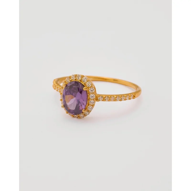 ANILLO CIRCONITA OVALADA 8X6MM -...